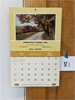 1976 Johnstown Planing Mill Calendar