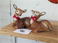 Porcelain Deer Figurines