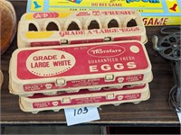 Vintage Egg Cartons