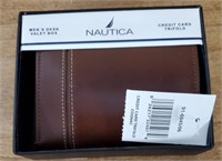 New Nautica Men's Credit Card Trifold Wallet
