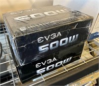 Qty (2) EVGA 500W 80+ Power Supplies