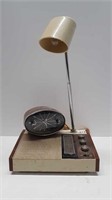 RETRO LONGINES CLOCK RADIO WITH LAMP