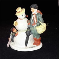 Norman Rockwell Snowman Figurine