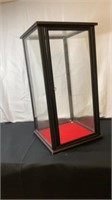 Glass display case