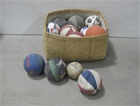 Large Basket Assorted Sports Balls See Info