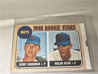 New York Mets Nolan Ryan Sticker Dated 1968