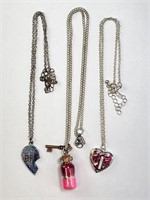 Love! Themed Necklaces 22" 17" & 16"