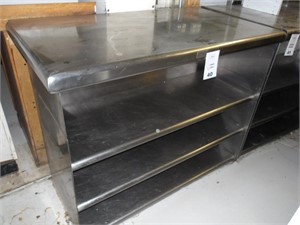 Stainless Steel Counter with 3 shelves