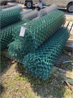 3 5ft green chain link