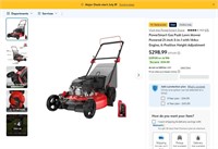 N6235  PowerSmart Gas Push Lawn Mower, 21-inch