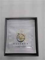 New Kosiner handmade 14k plated hoop earrings