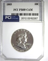 1963 Franklin PR69 CAM LISTS $850