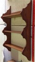 Wood wall shelf
