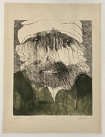 Leonard Baskin (1922-2000) etching
