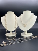 (3) Costume Jewelry Necklaces, as pictured