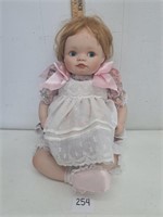 Ceramic Doll 1989 Hamilton Collection Jessica