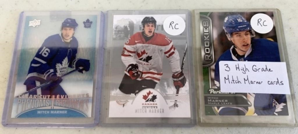 3 High Grade Mitch Marner Cards