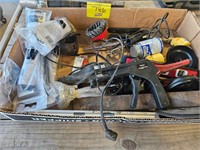 WIRE WHEEL, WIRE CRIMPERS, FILE, STRIPPER,