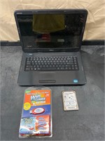 Dell Laptop, Hard Drive, & Cleaner