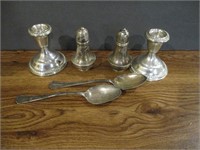 Sterling Silver Candles, Shakers, Spoons
