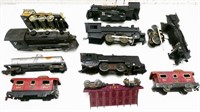 Grouping of Vintage Toy Trains