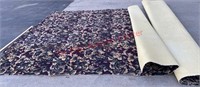 >>2 Large Rolls of Victorian Style Carpet -9ft.