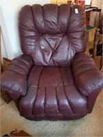 P as it of faux leather recliners