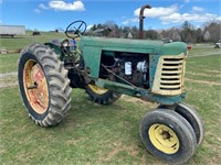Oliver 66 Row Crop Tractor, New Front Tires/Clutch