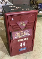 Children’s play locker with Washington Redskins