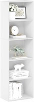 Furinno Luder Bookcase  5-Tier  White