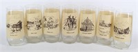 Set of 7 Red Steer 1976 Bicentennial Collection
