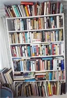7 shelves books: Mary T Lincoln, Picasso,