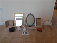 Picture Frames, Plate Holder, Coasters, (2)