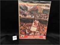 Michael Jordan 8x10 Poster; NBA Hoops Action Photo
