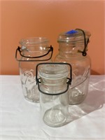 3 Vintage Ball Jars