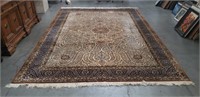 Bukkhra oriental rugs hand knotted silk rug