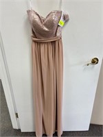 Bridesmaid Dress - Champagne. SIZE 4