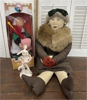 Funny old lady doll, Ma Premiere Becassine doll