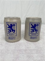 1963 Lowenbrau Beer Stemmeler’s Octoberfest Steins