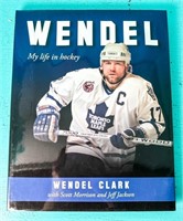 AUTOGRAPHED WENDEL CLARK BOOK