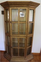 Lighted Curio Cabinet with Glass Shelves (BUYER
