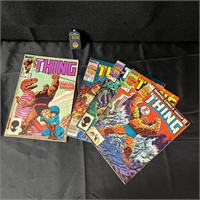 Thing Marvel Comic Lot w/#1 Issue