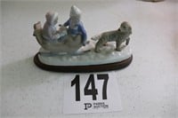 Figurine with Wooden Base(R1)