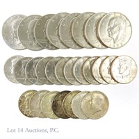 Silver / Clad Ike & Kennedy Coins (27)