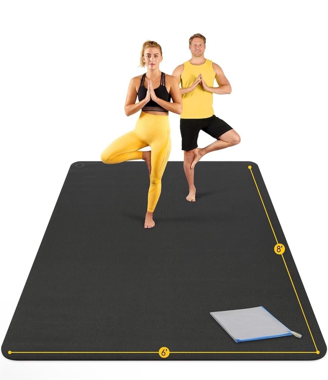 Active Gear Large 8’ x 6’ Premium Yoga Mat