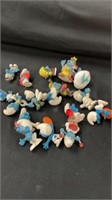 Group of vintage Smurfs’s toys