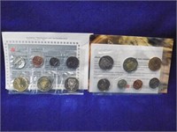 1998 & 2001 Uncirculated Coin Sets