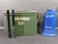 Michelin Hydraulic Bottle Jack, Military Ammo Box