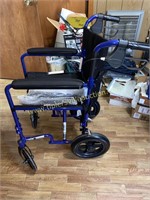 Wheelchair blue