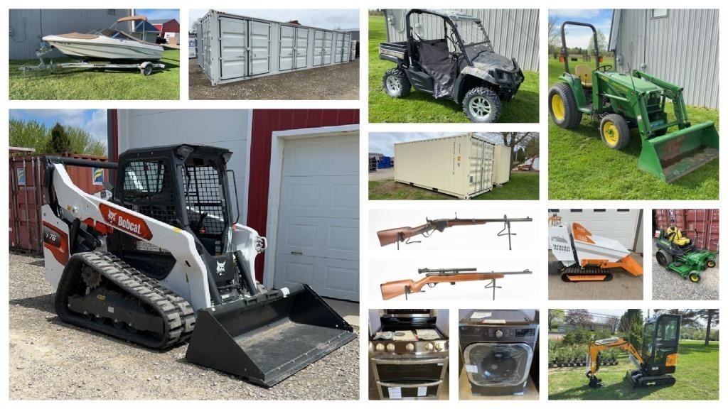 May 19th Equipment, Tractors, Gator, Mowers, Tool Auction